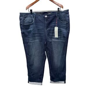 Laurie Felt Plus Jeans sz 28W Girlfriend Fit Reprive Denim NEW #H915